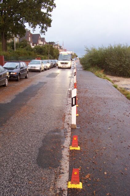 Strandweg Blankenese (September 2003) - Teil des Nordsee-Radweges